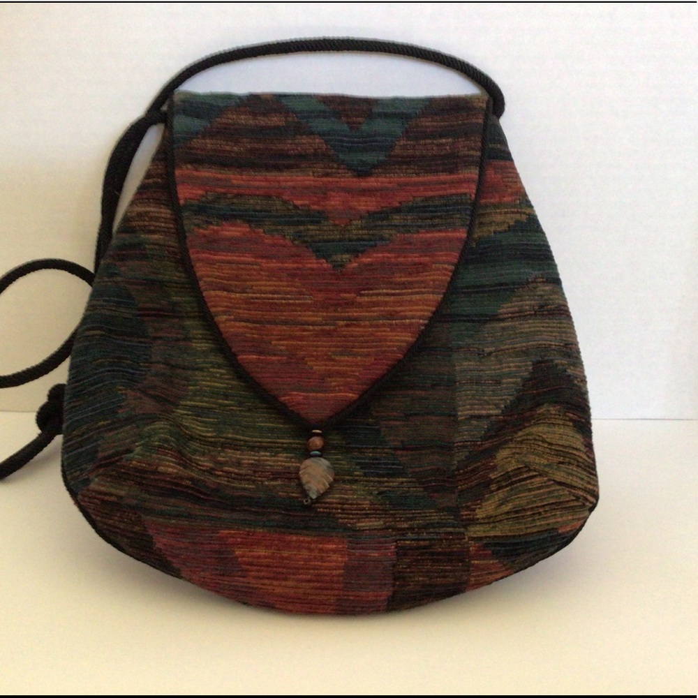 L. O’Neill Design Cross Body Tapestry BoHo Purse